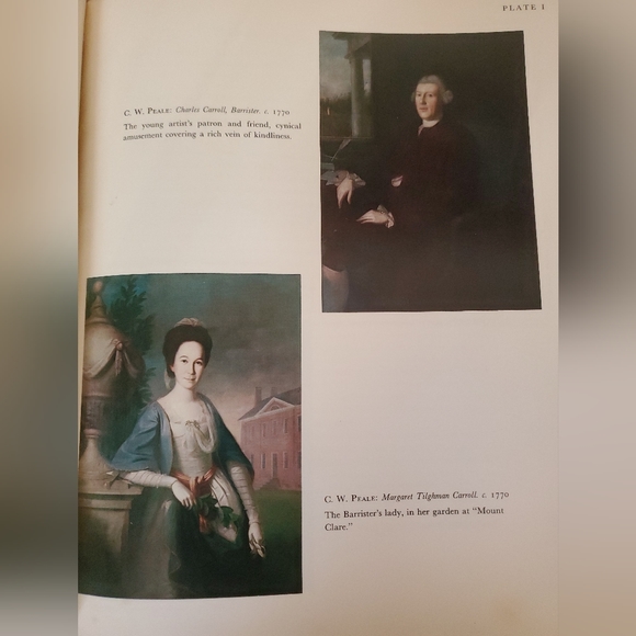 1st Edition Charles Willson Peale 1969 Biography - Picture 6 of 12